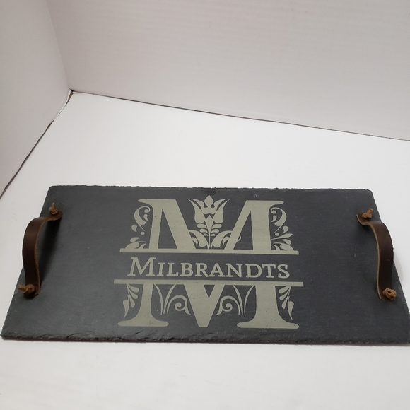 Granite cheese tray. ( monogrammed in your name) - Picture 3 of 3